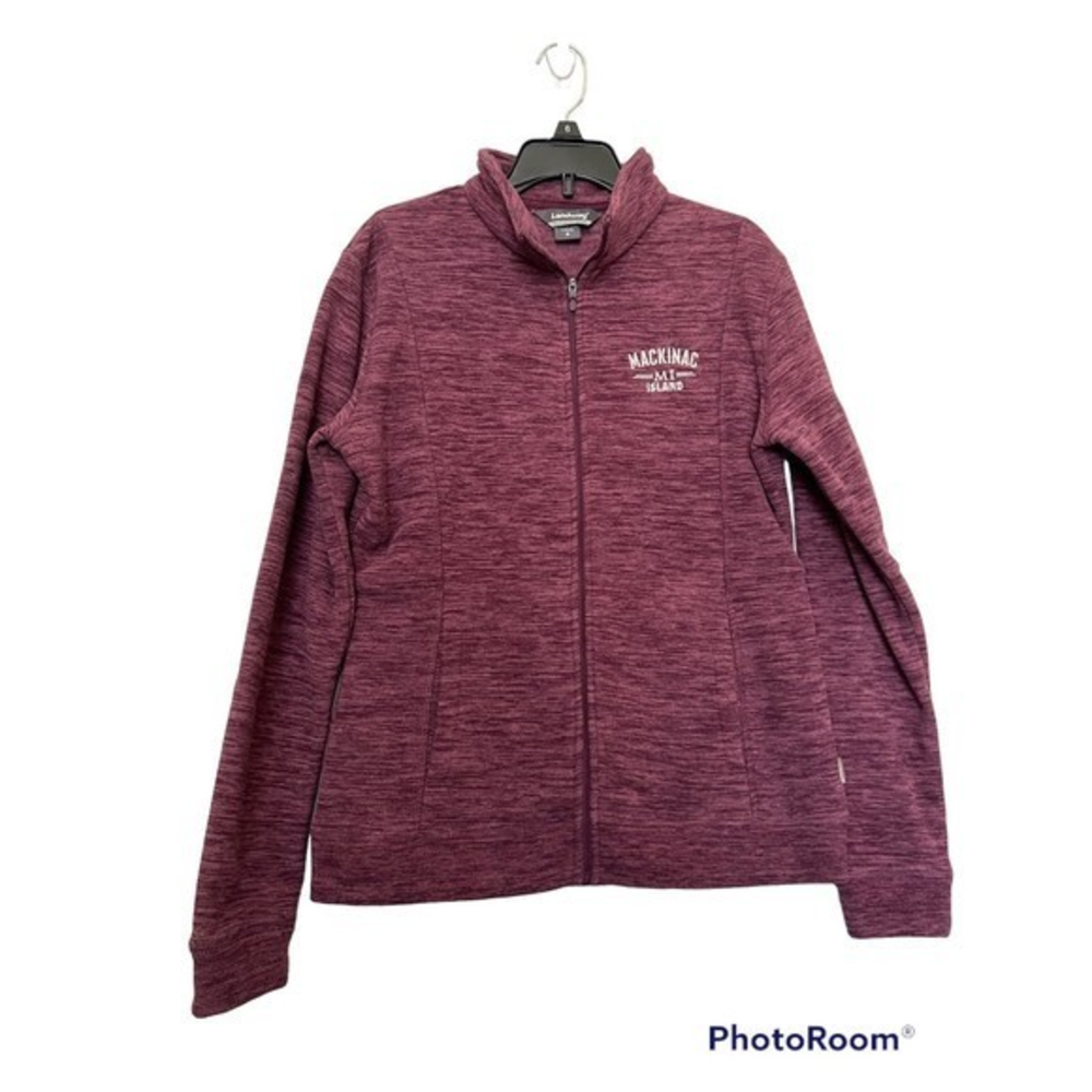 Mackinac Island Michigan full zip‎ fleece jacket women’s Small